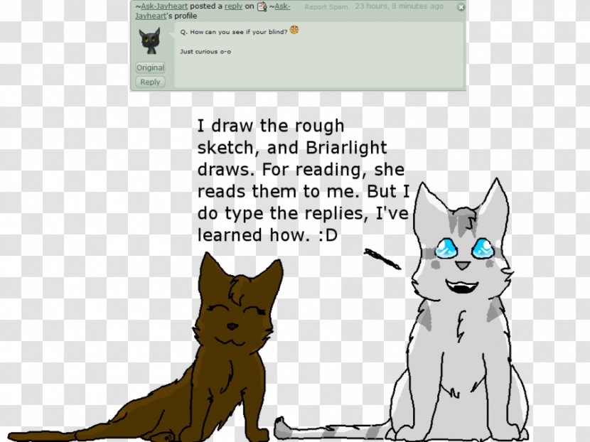 Whiskers Cat Dog Jayfeather Mammal - Text Transparent PNG