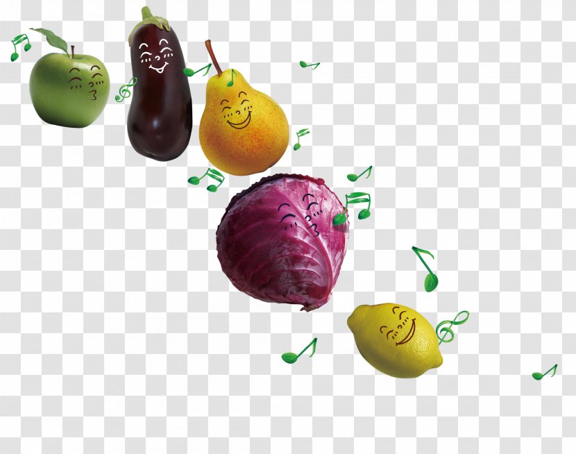 Fruit Vegetable Auglis - Cartoon - Singing And Vegetables Transparent PNG