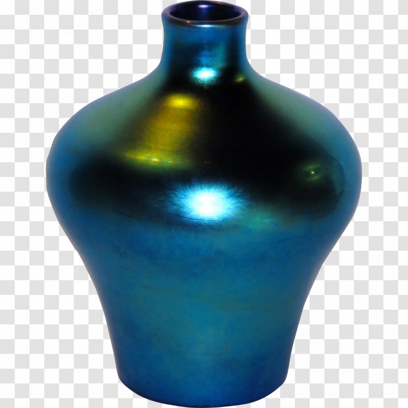 Glass Bottle Vase Ceramic Cobalt Blue Transparent PNG