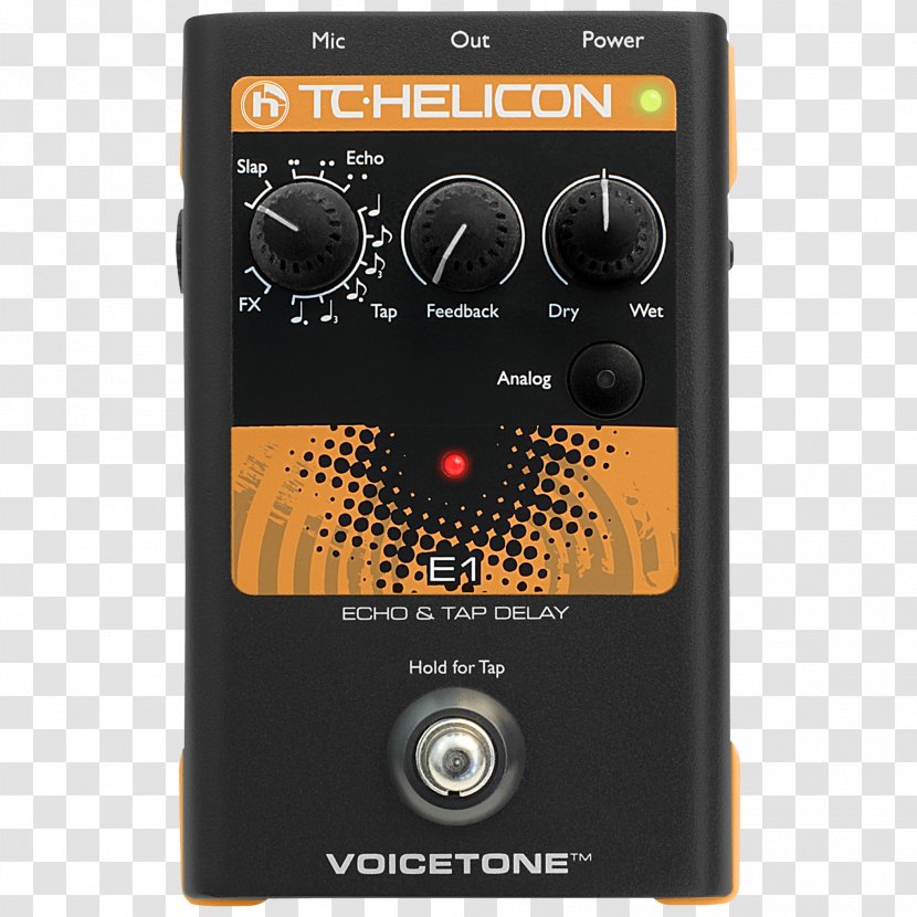 Microphone TC-Helicon VoiceTone E1 Effects Processors & Pedals TC Electronic - Tchelicon Mp75 Transparent PNG