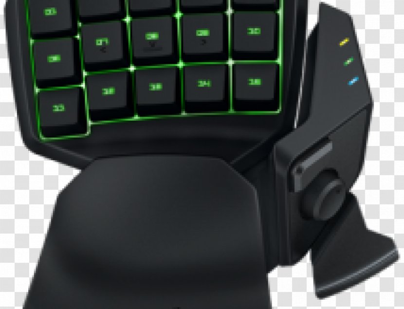 Computer Keyboard Nostromo SpeedPad N52 Mouse Gaming Keypad Razer Tartarus Chroma - Usb V2 Ergonomic Transparent PNG