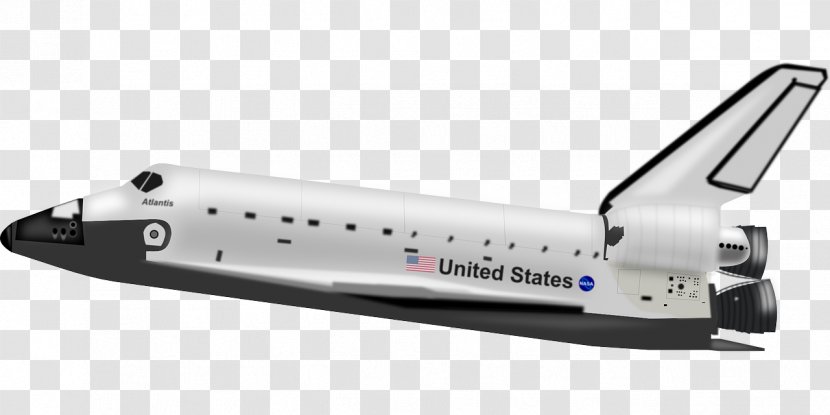 Space Shuttle Program Landing Facility Challenger Disaster Clip Art - White Plane Transparent PNG
