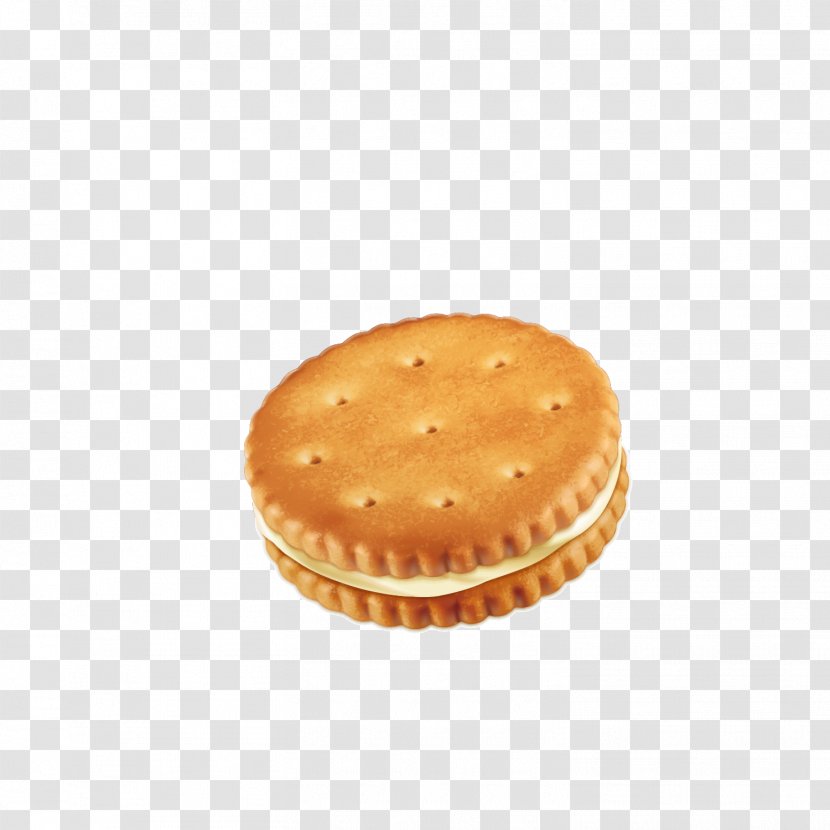 Ritz Crackers Biscuit Cookie Clip Art - Yellow Sandwich Biscuits Transparent PNG