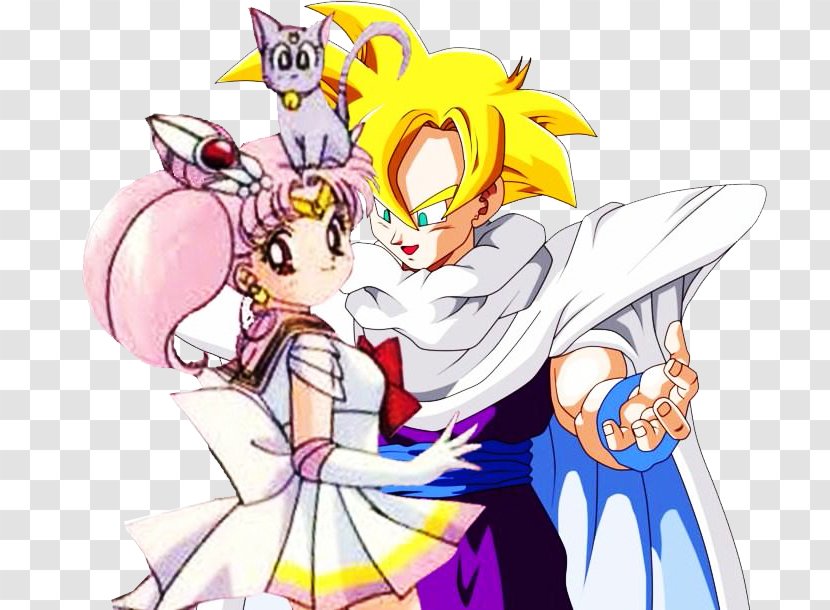 Gohan Chibiusa Goku Sailor Moon Chi-Chi - Silhouette Transparent PNG