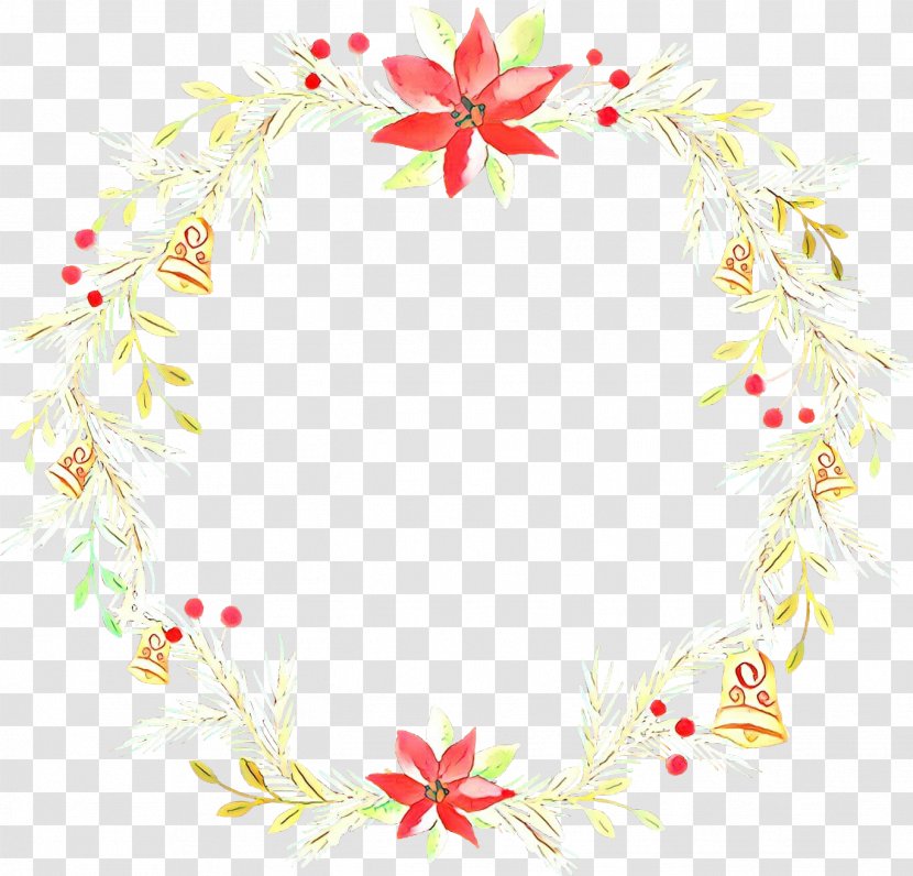 Floral Wreath - Design - Interior Holly Transparent PNG
