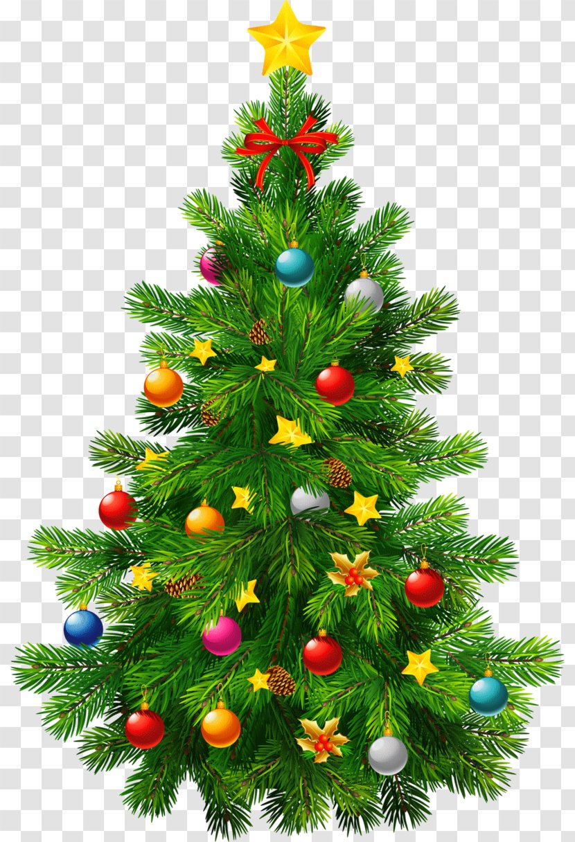 Candy Cane Santa Claus Christmas Tree - Ornament - Transparent Clipart Transparent PNG