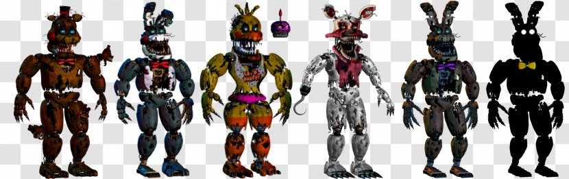 Five Nights At Freddy's 2 4 3 Toy Animatronics Transparent PNG