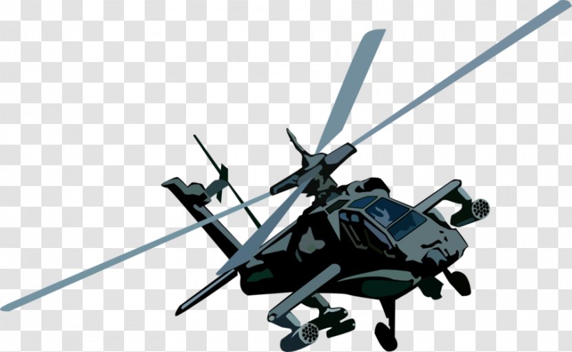 Boeing AH-64 Apache Helicopter AgustaWestland Sikorsky UH-60 Black Hawk Eurocopter Tiger - Police Aviation Transparent PNG