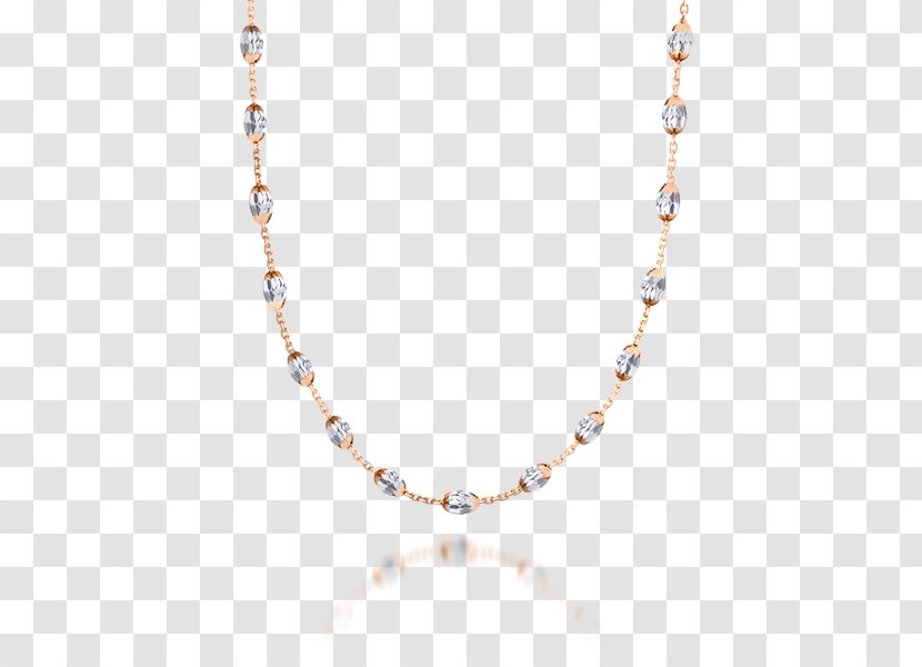 Gold Infinity Necklace Gemstone Jewellery Bead - Smoky Quartz Transparent PNG