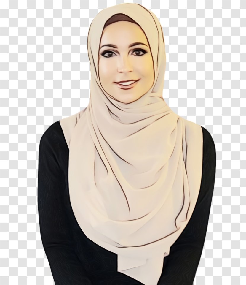 Scarf Chiffon Georgette Hijab Polyester - Unique Hijabs Transparent PNG