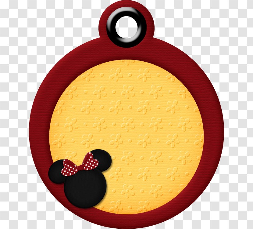 Minnie Mouse Christmas Day Mickey Ornament Image - Tag - Camundongos Transparent PNG