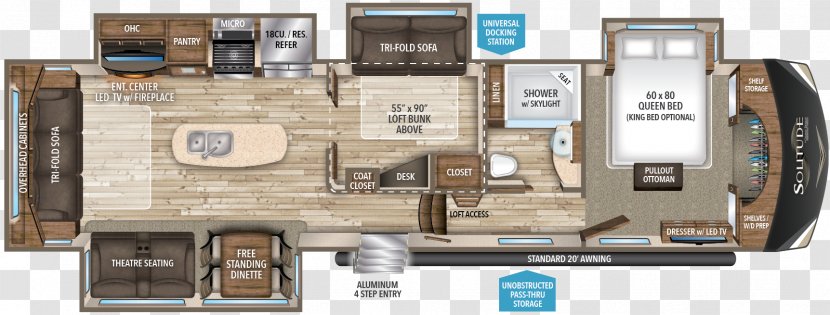 Campervans Fifth Wheel Coupling Camping World Solitude 0 - 2018 - Flooring Hq Showroom Transparent PNG