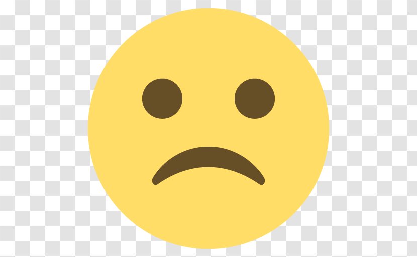 Emoji Frown Emoticon Smiley Sadness Transparent PNG