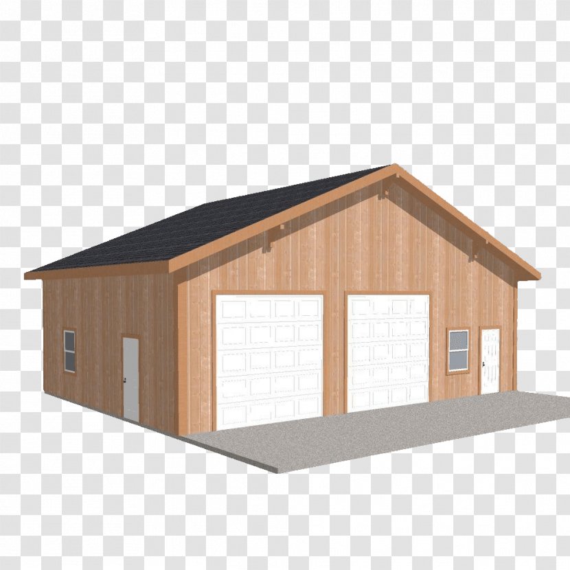 Shed Garage Engineered Wood Pole Building Framing Transparent PNG
