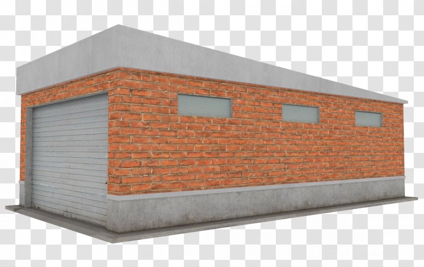 Garage Car Park Brick - Adobe - Grey Transparent PNG