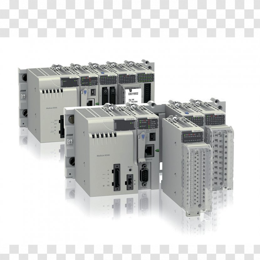 Modicon Schneider Electric Circuit Breaker Automation Programmable Logic Controllers - Device Transparent PNG
