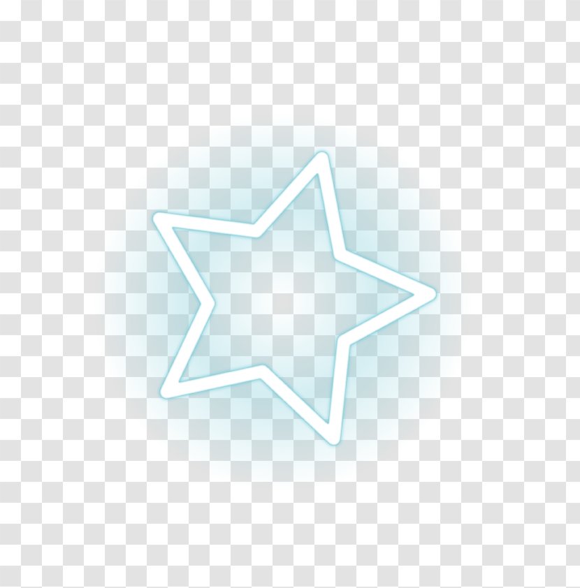 Triangle Star Font - Vector Neon Stars Transparent PNG