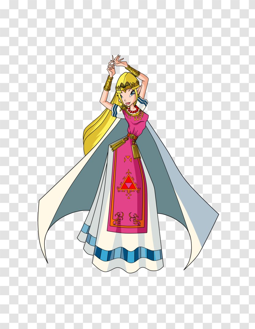Costume Design Cartoon Character - Frame - Princess Zelda Transparent PNG