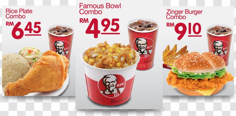 KFC Malaysian Cuisine Fast Food Restaurant Menu Lunch - Appetizer - Kfc Transparent PNG