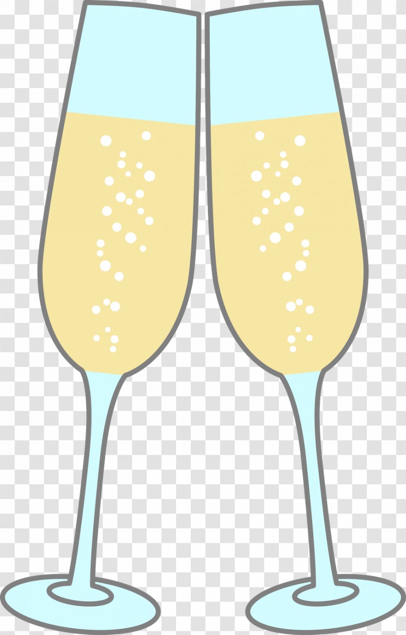 Champagne Clip Art Toast Drink Openclipart - Wine Glass Transparent PNG