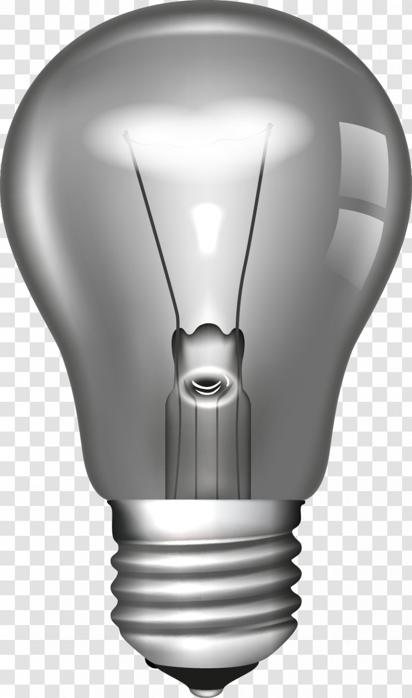 Incandescent Light Bulb Car Compact Fluorescent Lamp Green - Vector Transparent PNG