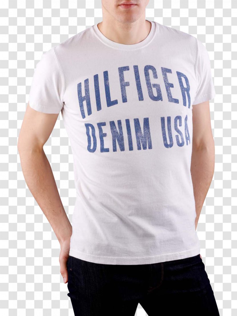 Long-sleeved T-shirt Tommy Hilfiger Sleeveless Shirt Jeans - Top Transparent PNG