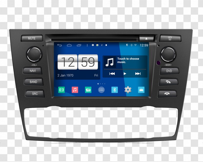 GPS Navigation Systems Car Vehicle Audio Automotive Head Unit DVD Player - Media Transparent PNG