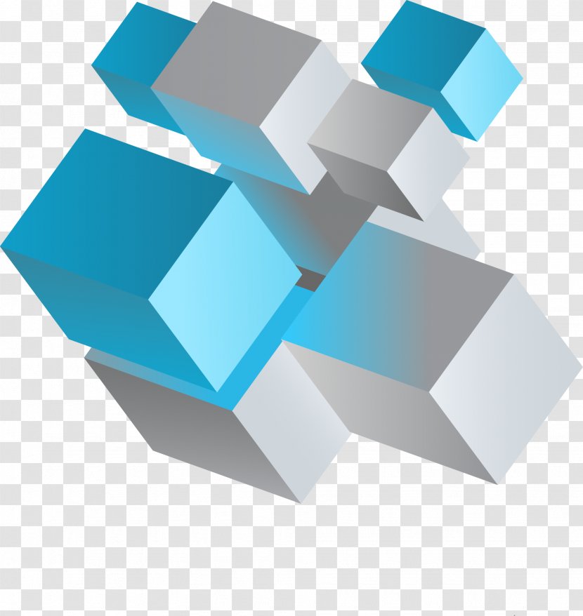 Colorful Cubes - Vector Cube Transparent PNG