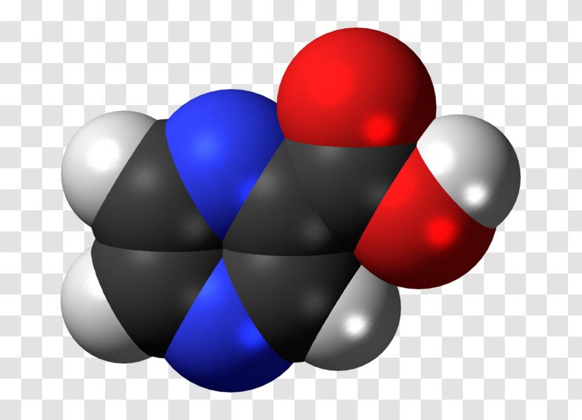 Caffeine Ball-and-stick Model Coffee Molecule Space-filling - Blue Transparent PNG