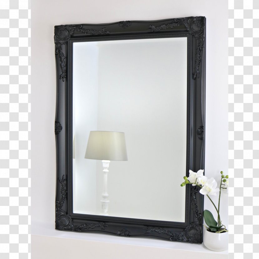 Mirror Rectangle Shabby Chic Window Picture Frames - Classical Decorative Material Transparent PNG