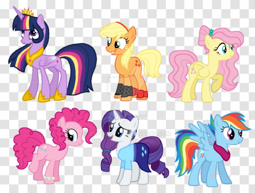 Pony Twilight Sparkle Rarity Mane Scootaloo - Cartoon - Horse Transparent PNG