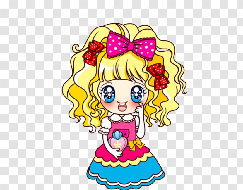 Cartoon Illustration - Tree - Hold The Bottle Cute Doll Makeup Transparent PNG