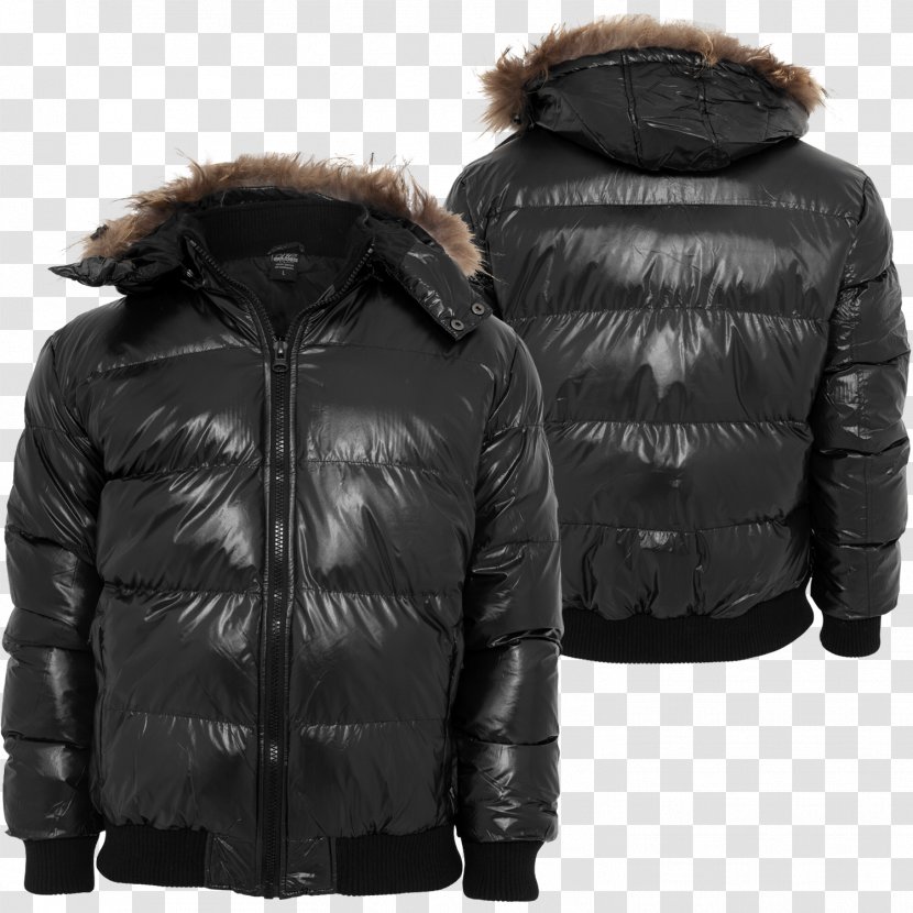 Hoodie T-shirt Jacket Blouson - Leather - Warm Fur Transparent PNG