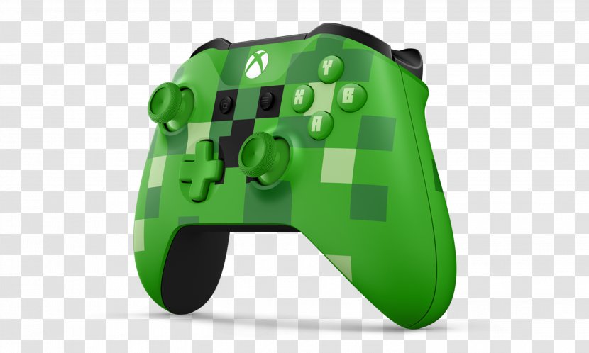 Minecraft Xbox One Controller Microsoft Wireless Game Controllers - Creeper Transparent PNG