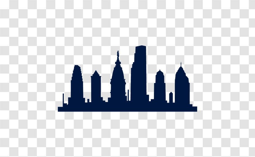 Boston Philadelphia Center City Recovery Skyline - Pennsylvania - Silhouette Transparent PNG