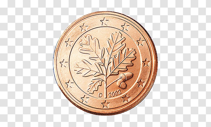 5 Cent Euro Coin 1 German Coins 2 - Commemorative - 20 Transparent PNG