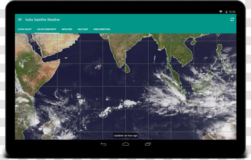 Satellite Imagery Weather India Map Transparent PNG