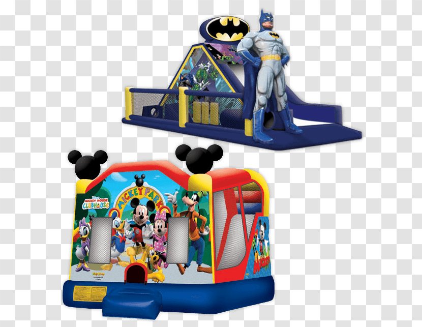 Mickey Mouse Inflatable Bouncers Minnie Party Park - Castle - Cotton Candy Machine Transparent PNG
