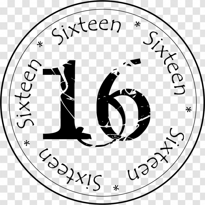 Number Idea Coloring Book - Heart - Sweet 16 Transparent PNG