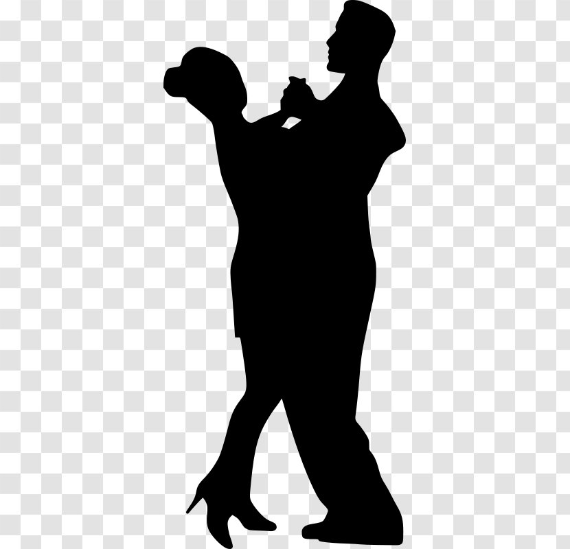 Partner Dance Ballroom Clip Art - Silhouette - Couple Transparent PNG