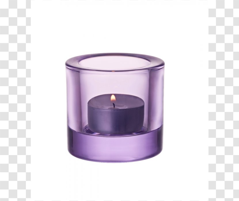 English Lavender Iittala Kivi-kynttilälyhty Votive Candle - Glass - Design Transparent PNG