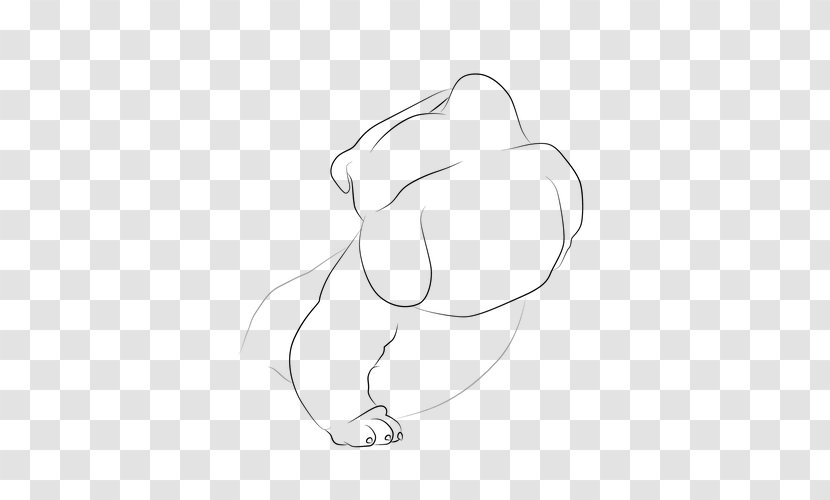 Sketch Line Art Clip Illustration Drawing - Watercolor - Dog Transparent PNG