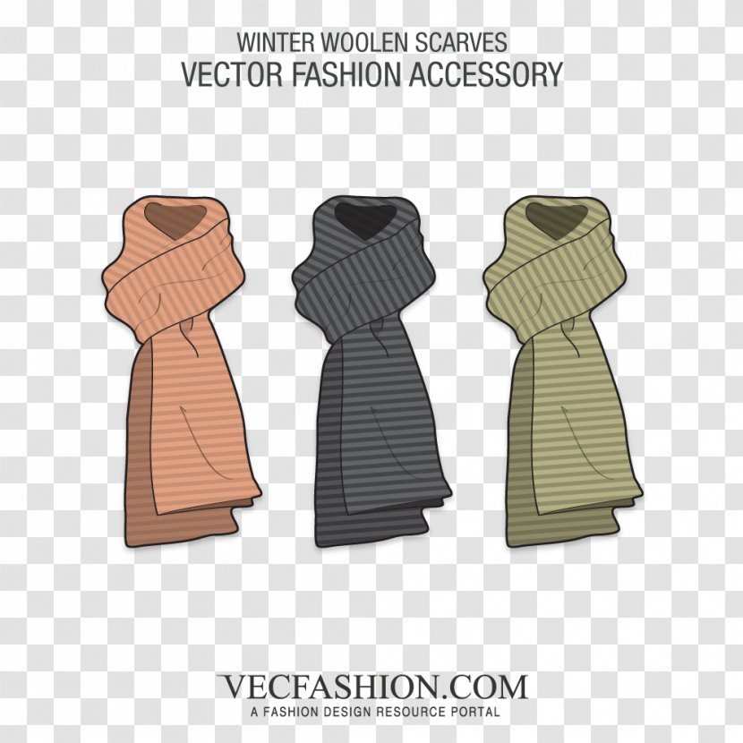 Scarf Outerwear Drawing Clothing Accessories - Cap Transparent PNG