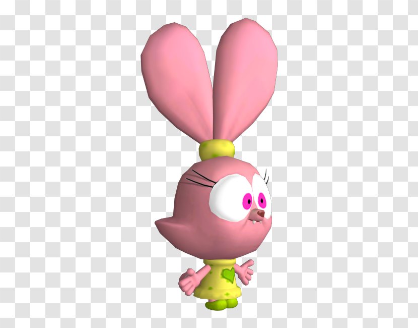 Easter Bunny Egg Balloon Pink M - Rabits And Hares - Explosion Models Transparent PNG