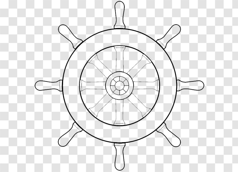 Rudder Ship Drawing Anchor Boat Transparent PNG