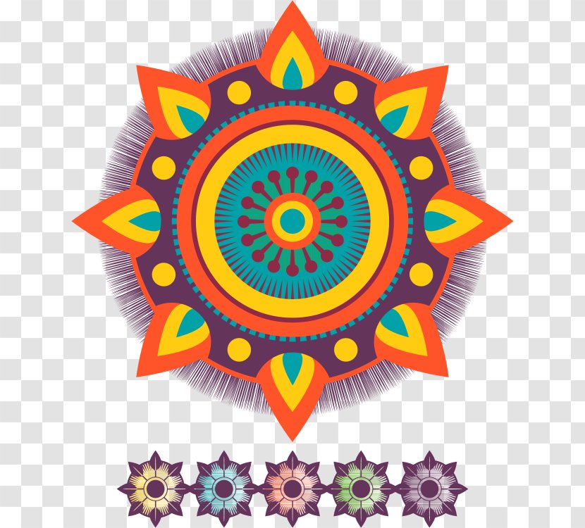 Mandala Yantra Symbol Clip Art - Sri Transparent PNG