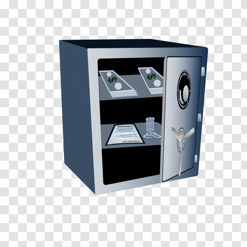 Finance Money - Open The Safe Pattern Transparent PNG