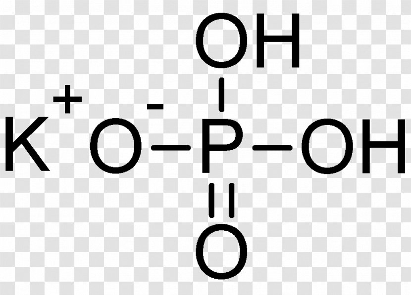 Monopotassium Phosphate Chemical Formula - Cartoon - Silhouette Transparent PNG