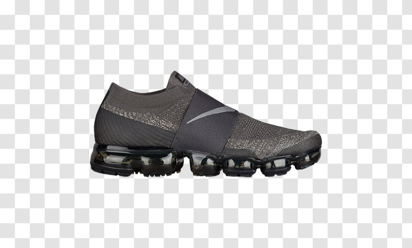 Nike Air VaporMax Flyknit Men's Running Shoe Sports Shoes 2 - Gray Black For Women Transparent PNG
