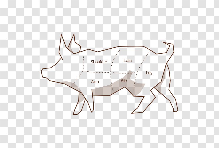 Domestic Pig Meat Pork Cooking - Pet Transparent PNG